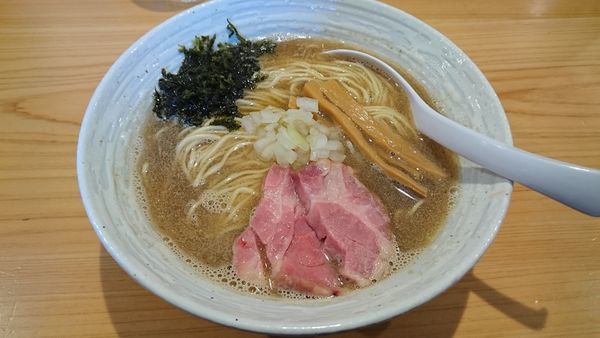 「煮干しらぁ麺(800円) 味付き替え玉(200円)」@麺屋 さくら井の写真