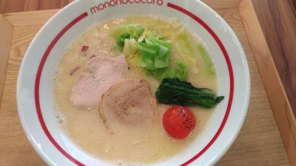 「濃厚鶏白湯らーめん」@もののこころ 東松戸店の写真