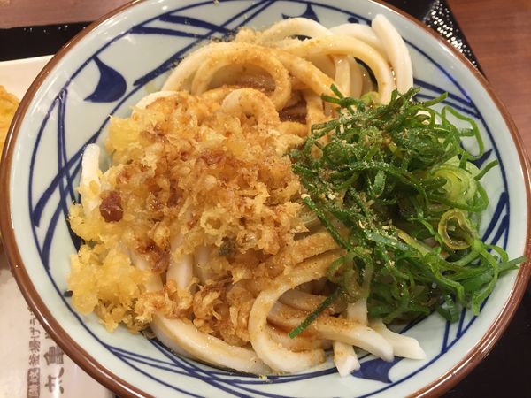 「ぶっかけ冷並(つゆなし)¥290+かぼちゃ天¥100」@丸亀製麺 大宮すずらん通り店の写真