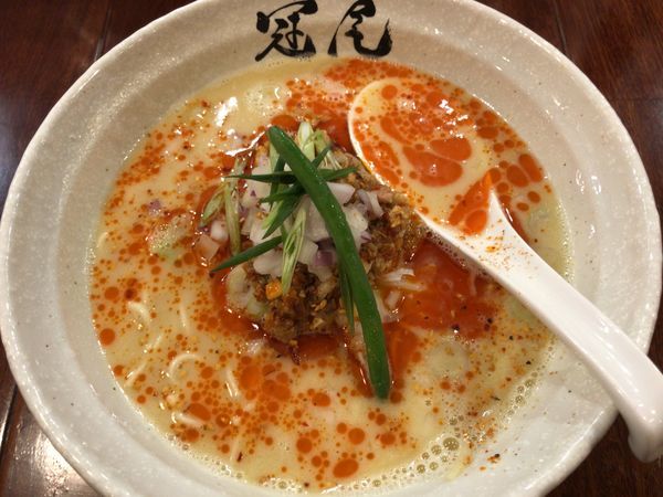 「鶏坦湯らぁめん」@らぁめん冠尾 恵比寿西店の写真