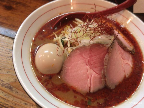 「特製辛味噌らーめん」@東京味噌らーめん 鶉の写真