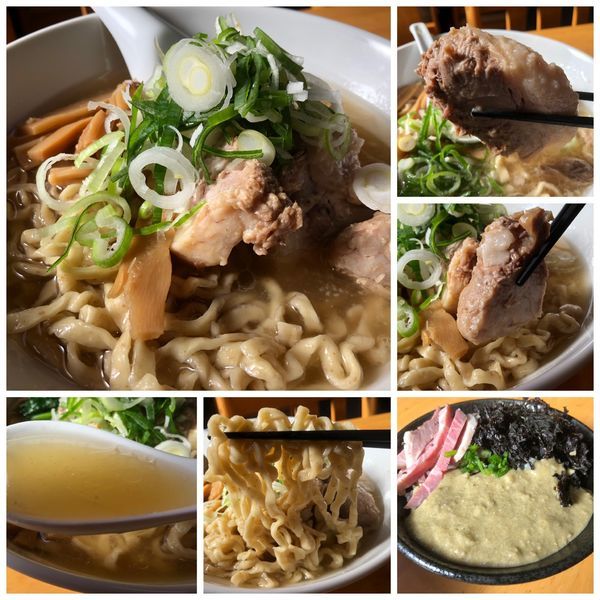 「【限定】腕肉チャーシュー麺 950円牡蠣ペご飯」@と多゛食堂の写真