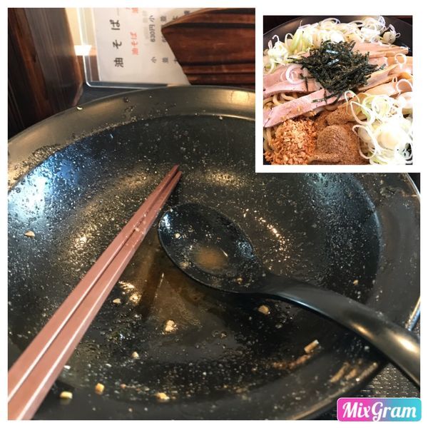 「油そば 大❺」@麺屋 松尾の写真