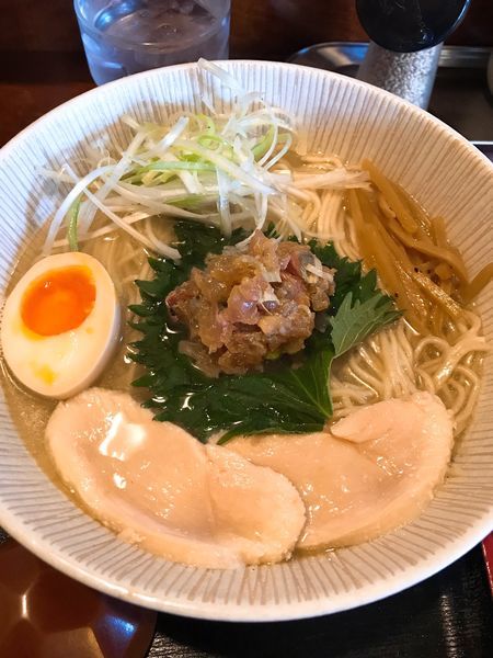 「[限定]店主が釣った！鯵のアラ出汁そば  ¥830」@和風らーめん 凪の写真