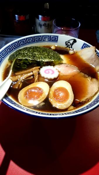 「醤油ラーメン（７００円）＋味玉（１００円）」@風は南からの写真