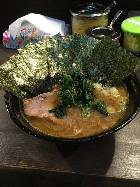 「ラーメン のり増し」@家系ラーメン クックらの写真
