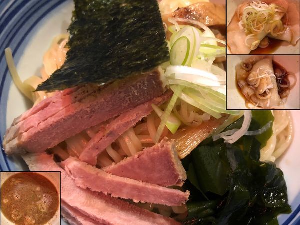 「つけめん（大）＋水豚餃子」@こうかいぼうの写真