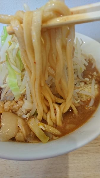 「ラーメン750円(ニンニク・アブラ)➕味噌に変更100円」@ラーメン 他力也の写真