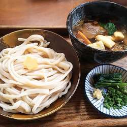 東村山地粉猪肉汁うどん（冷）