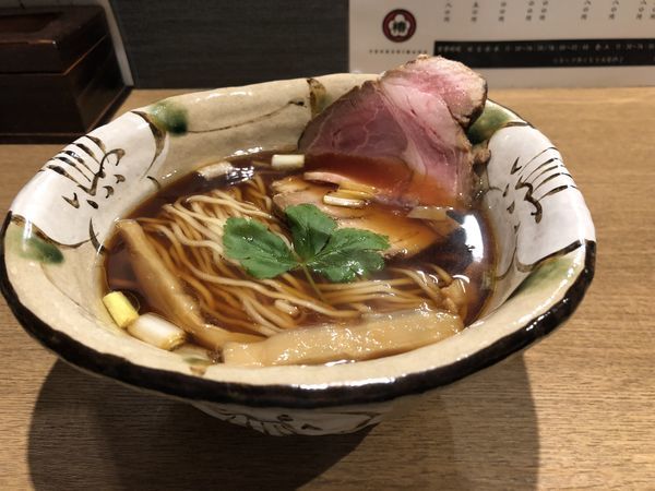 「炙り正油そば」@麺屋 椿丸の写真