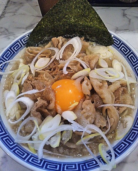 「肉そば（並）750円」@麺屋一男の写真