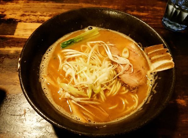 「秋刀魚拉麺 790円」@拉麺 阿吽の写真