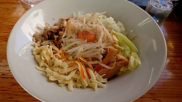 「まぜそば」@我流麺家～JIN～の写真