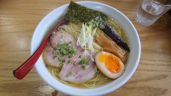 「塩ら～めん大盛 Aセット」@塩らーめん専門 凛の写真