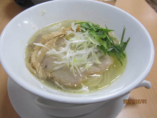 「鶏塩７００円」@麺蔵 あつおの写真