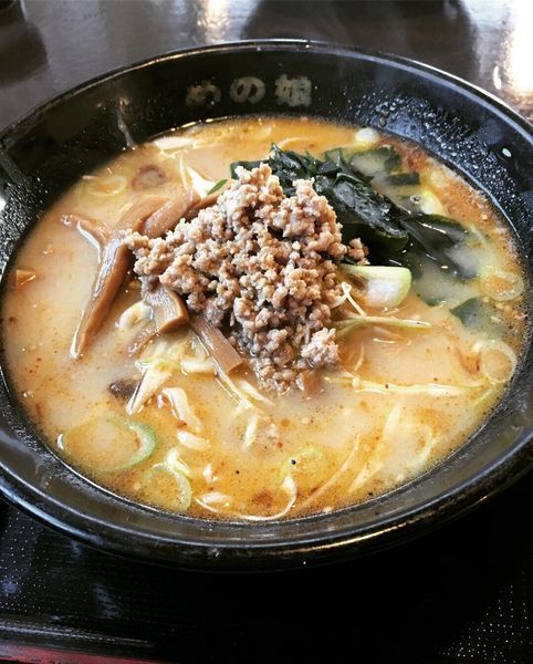 「ネギ味噌ラーメン」@めの娘 三俣店の写真