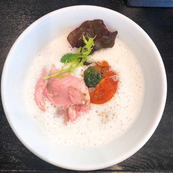 「真鯛の泡白湯イタリアン仕立て」@53'sNoodleの写真