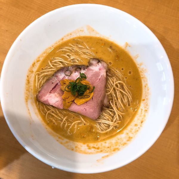 「限定 雲丹そば」@麺屋BISQの写真