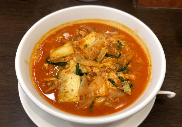 「チゲ味噌ラーメン(610円)」@日高屋 京成立石店の写真