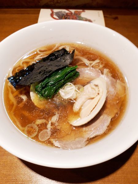 「(限定)豚清湯と大蛤の中華そば８５０円」@寿製麺よしかわ 川越店の写真