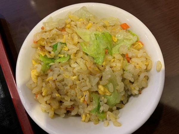 「ネギ油和えそば＋小炒飯（ランチセット）」@中国料理 上海花園の写真