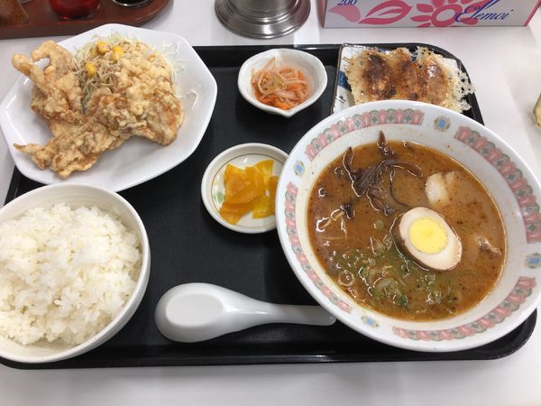 「次南坊セット」@味千拉麺 次南坊 松橋インター店の写真