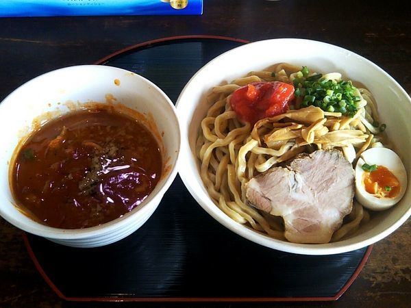 「トマ味噌つけめん￥８００」@麺や 小五郎の写真