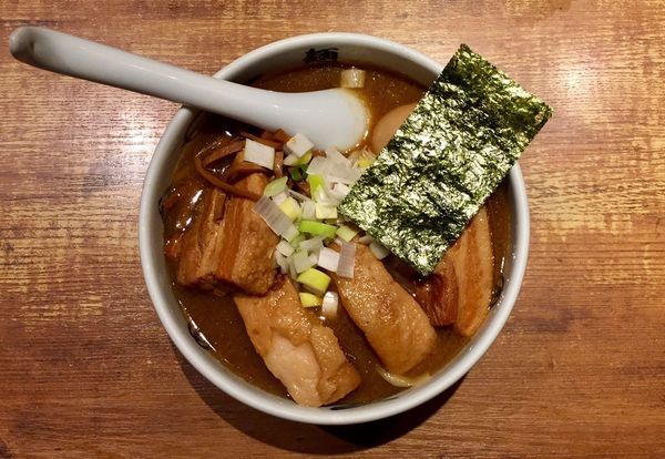 「濃厚肉増し武蔵ラーメン（大）」@創始麺屋武蔵の写真