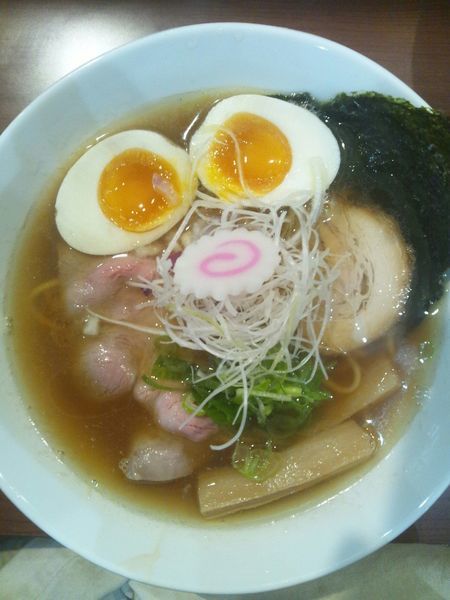 「中華そば（味玉付き）」@中華そば 味万の写真