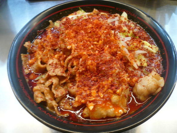 「鬼紅らーめん」@麺創研 紅 国分寺の写真