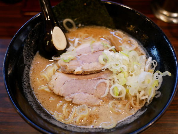 「ラーメン 細麺＋大盛」@ラーメン長山の写真