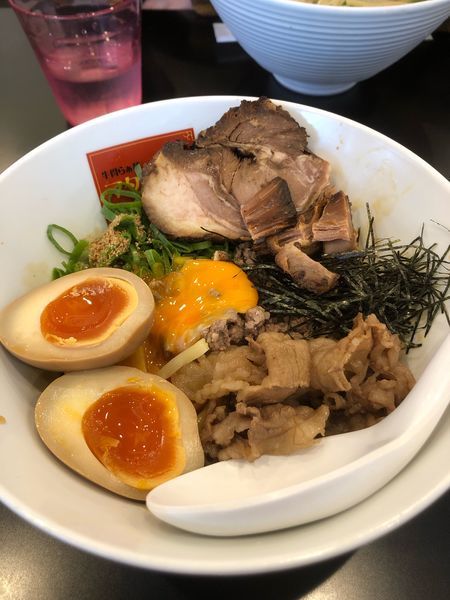 「特製まぜそば 追い飯付き」@牛骨らぁ麺マタドール ANNEXの写真