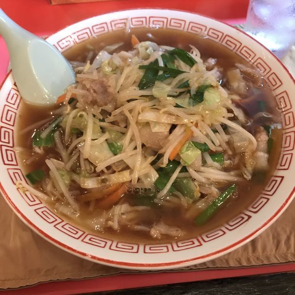 「市販ラーメンママの味（￥530）」@居酒屋食堂 一番の写真