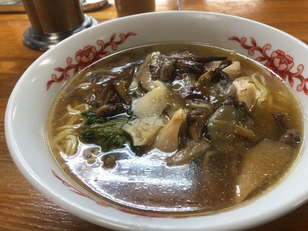 「天然キノコラーメン 850円」@むさしラーメンの写真