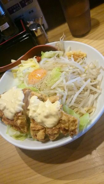 「まぜそば   ７５０円」@中華蕎麦 つけ麺 五味五香の写真