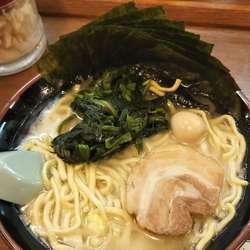 塩 海苔まし、麺スーパー粉落し、味濃い目、脂多目