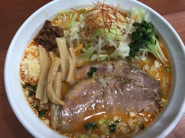 「辛みそラーメン800円」@麺厨房 武蔵の写真