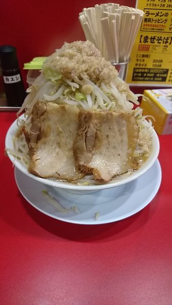 「ラーメン小野菜ダブル」@ラーメン 豚珍の写真