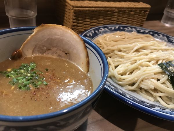 「海老からしつけ麺」@中華そば・つけそば 浜屋 我孫子店の写真