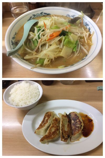 「みそタンメンセット(餃子ライス付き850)」@タンメン胖の写真