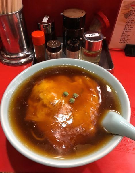 「かに玉ソバ ¥800」@十八番の写真