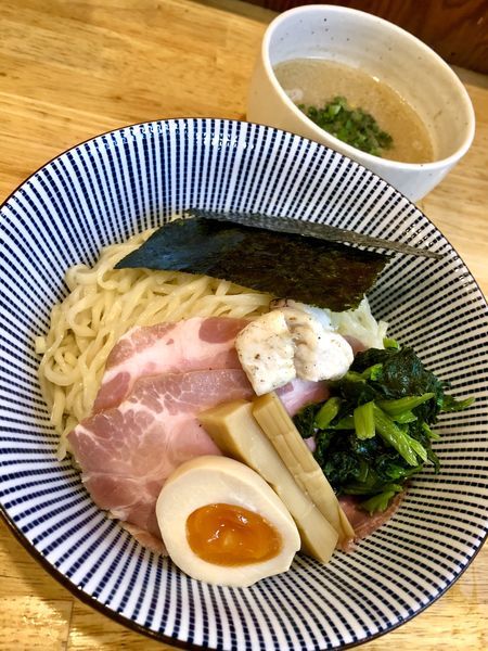 「【限定】鯛白湯つけ麺 大 ￥880」@寿製麺よしかわ 坂戸店の写真
