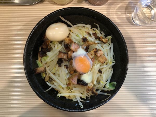 「まぜそば」@ラーメン ポール亭の写真