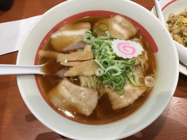 「極上中華そば（大盛）」@幸楽苑 メルシティ潟上店の写真