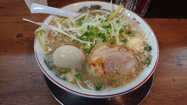 「らーめん（ミニ）650円」@鬼豚オーガの写真