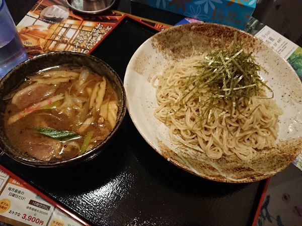 「冬季限定 ゆず香る鴨ネギつけそば 780円」@煮干し中華専門店 つじ製麺所の写真
