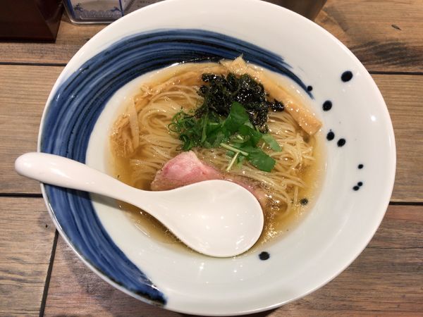 「塩らーめん(850円)+追い飯(150円)」@麺屋 翔 みなとの写真