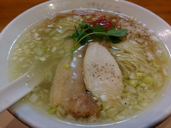 「ガハハ鶏そば塩750円」@中華そば ムタヒロ 大阪福島店の写真