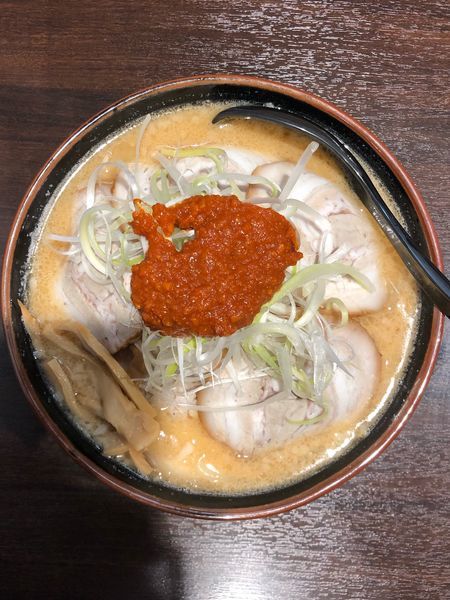 「辛味噌ちゃーしゅーめん」@バス長ラーメンの写真