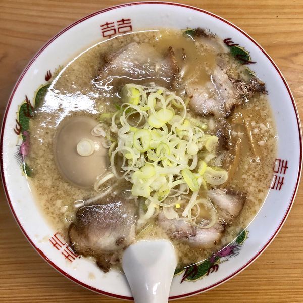 「こってりラーメン (700円) 味付玉子 (100円)」@麺屋 克の写真